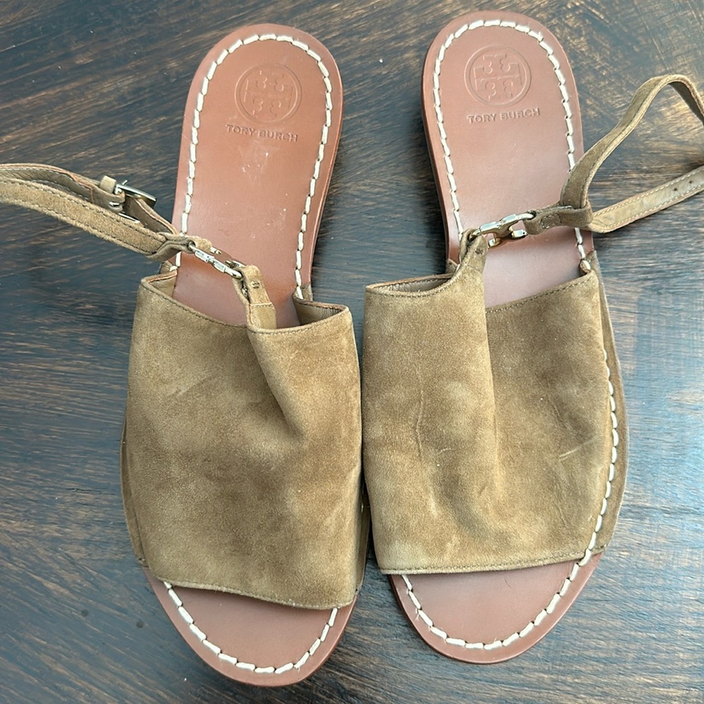 Tory birch suede sandal